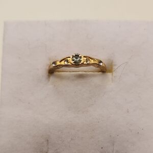 Elegant Gold and Silver Women's Ring